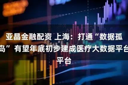 亚晶金融配资 上海：打通“数据孤岛” 有望年底初步建成医疗大数据平台
